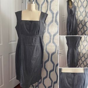 Calvin Klein sheath gray dress size 14